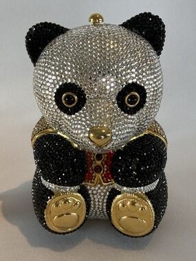 Judith Leiber Panda Teddy Bear Minaudière